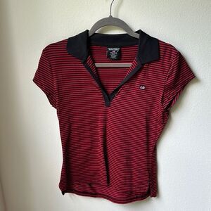 Polo Jeans Co. Ralph Lauren Women's DRI-Fit Polo Shirt M Medium Flag Logo Crest